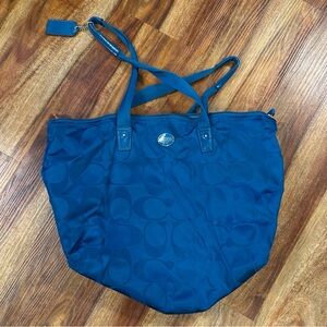 Coach Navy Blue Women's Tote Bag